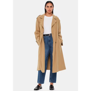 Whistles Neutral Riley Trench Coat